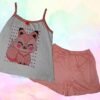 fox Pijama de tiritas ref. pink fox. Talla XL
