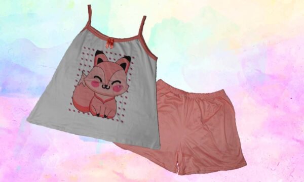 fox Pijama de tiritas ref. pink fox. Talla XL